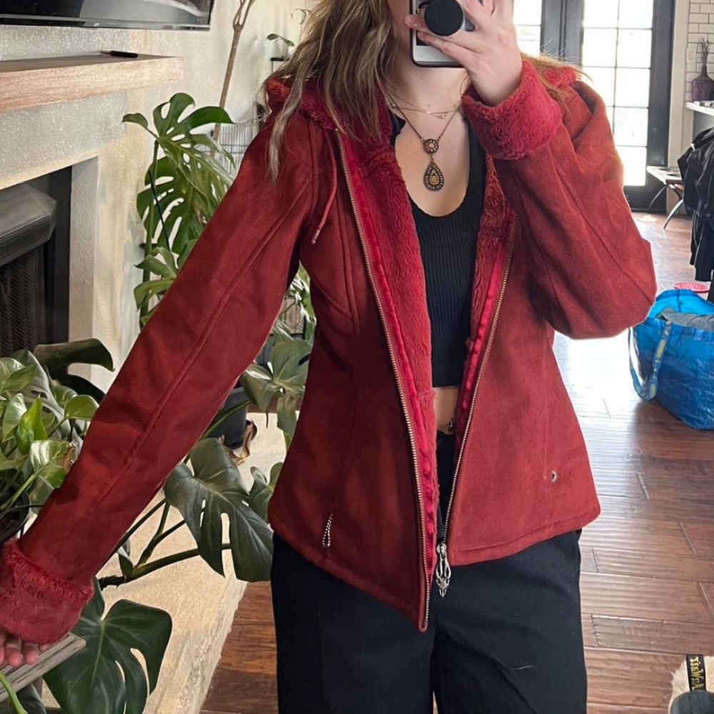 Harley Davidson suede& fur jacket